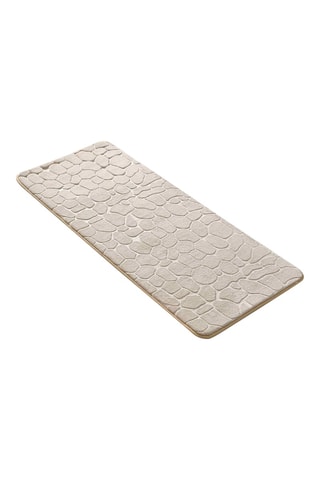 Tapis de bain Ricochet - Taupe - 50 x 120 cm