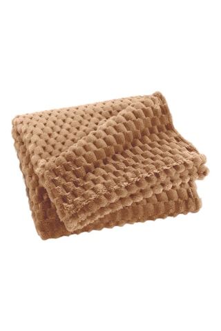 Plaid Mini Frosty - Camel - 125 x 150 cm