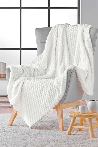 Plaid Mini Frosty - Naturel - 125 x 150 cm