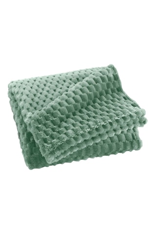 Plaid Mini Frosty - Sauge - 125 x 150 cm