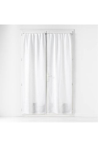 2 rideaux Haltona - Blanc - 70 x 200 cm