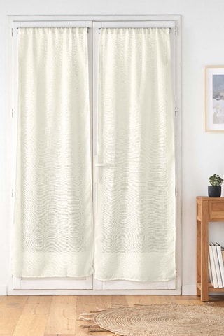 2 rideaux Haltona - Naturel - 70 x 240 cm 