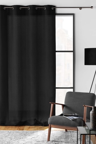 Rideau Soline - Noir - 140 x 260 cm