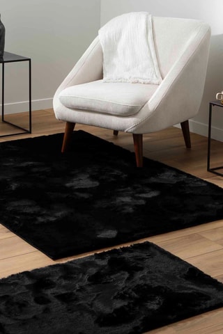 Tapis polyester Feline - Noir