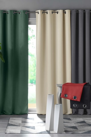 Rideau polyester Occult - Naturel - 135 x 240 cm