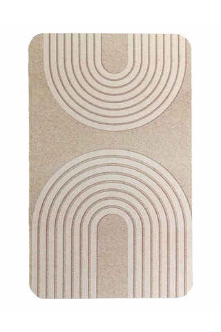 Tapis de bain Adriel - Naturel - 50 x 80 cm