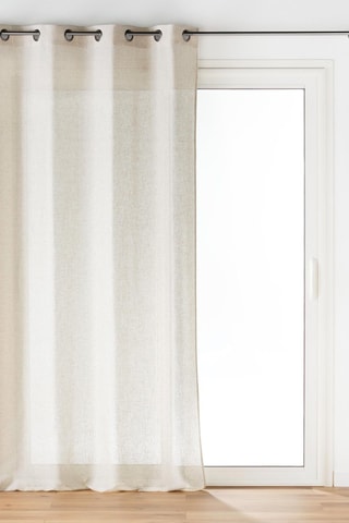 2 x Rideau Pauline - Naturel - 140 x 240 cm