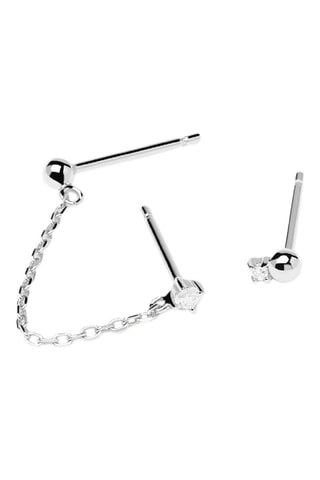 3 earcuffs Musketeer - Argent