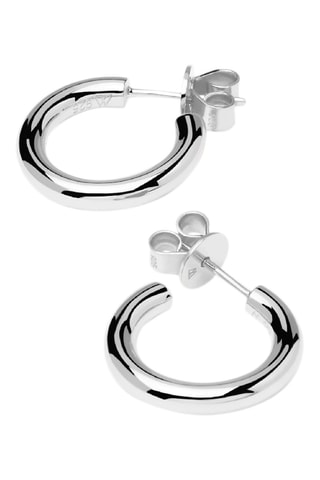 Demi-créoles Medium Cloud - Argent