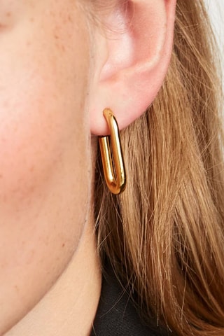 Boucles d’oreilles Muze - Argent plaqué or jaune