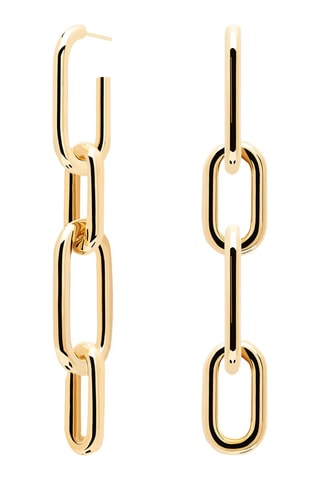 Boucles d’oreilles Muze - Argent plaqué or jaune