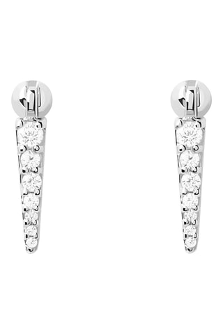 Boucles d'oreilles Vero - Argent et zircons cubiques