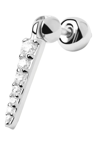 Boucles d'oreilles Vero - Argent et zircons cubiques