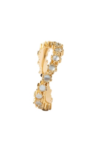 Bague Blue Tide Ring Motion  Argent plaqué or jaune