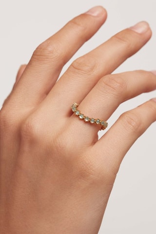 Bague Blue Tide Ring Motion  Argent plaqué or jaune