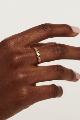 Bague Essential Ring Superfuture  Argent plaqué or jaune