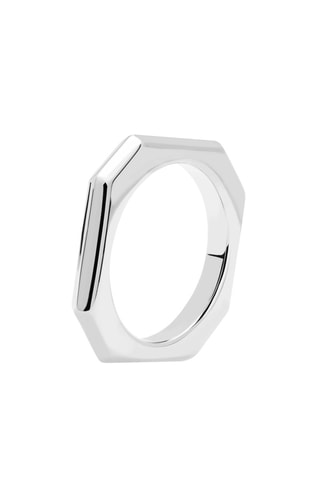 Bague Signature Link Silver Ring The Chain -  Argent