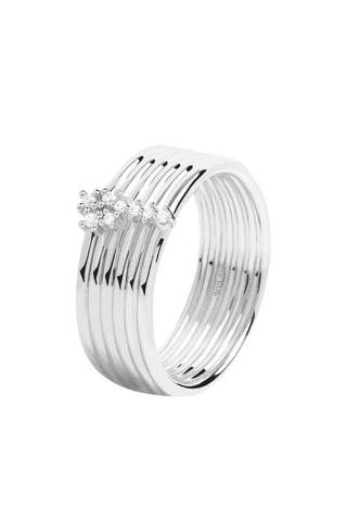 Bague Super Nova Silver Ring Superfuture  -  Argent et zircons
