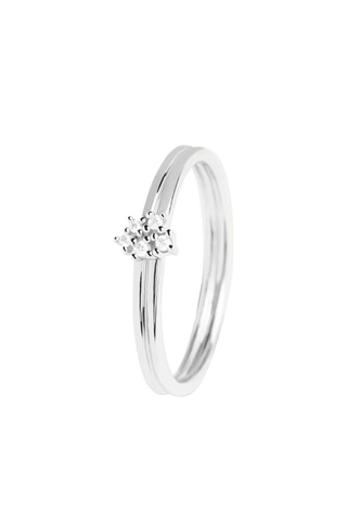 Bague Nova Silver Ring Superfuture  -  Argent et zircons