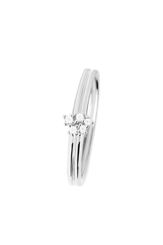 Bague Nova Silver Ring Superfuture  -  Argent et zircons
