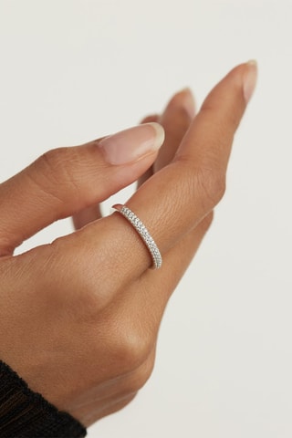 Bague Tiara Silver Ring Essentials  Argent et zircons