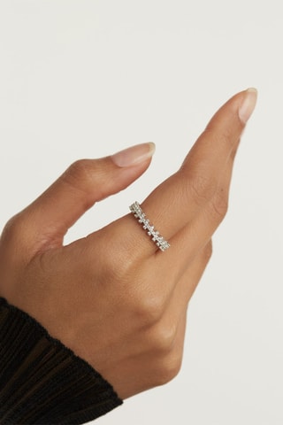 Bague Crown Silver Ring Essentials  Argent et zircons