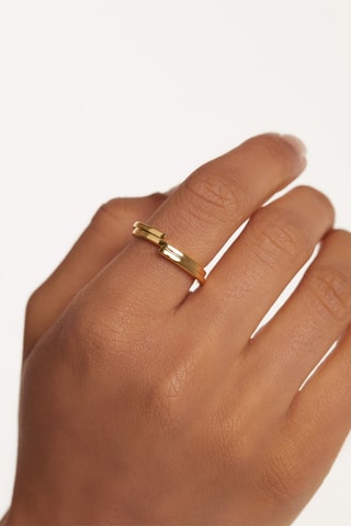 Bague Genesis Ring Essentials  Argent plaqué or jaune