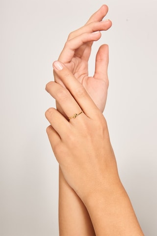 Bague Aura - Argent plaqué or jaune