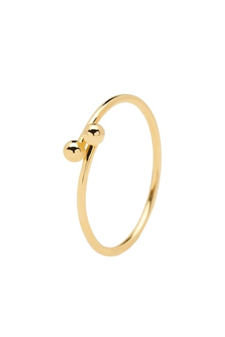 Bague Aura - Argent plaqué or jaune