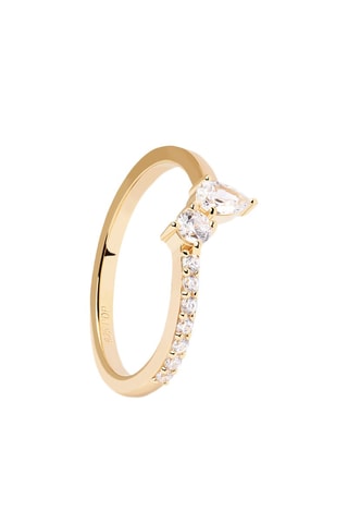 Bague Ava - Argent plaqué or jaune