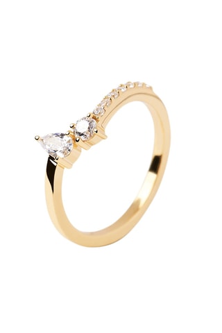 Bague Ava - Argent plaqué or jaune