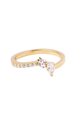 Bague Ava - Argent plaqué or jaune