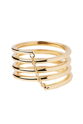 Bague Spring - Argent plaqué or jaune