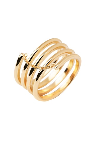 Bague Spring - Argent plaqué or jaune