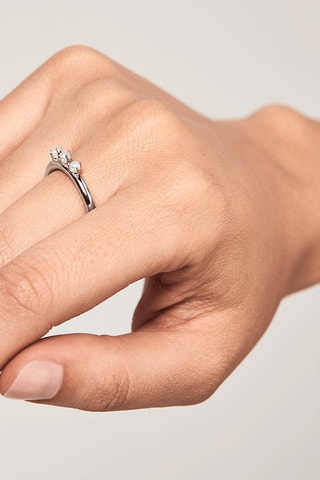 Bague Francine - Argent et perle fine