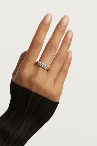 Bague Ribbon - Argent