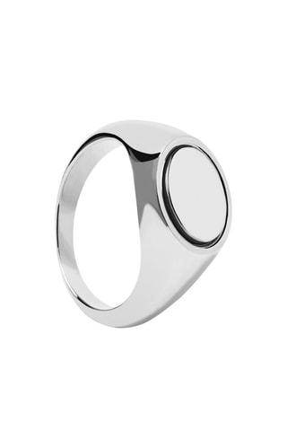 Bague Stamp - Argent