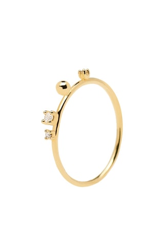 Bague Kaya - Argent plaqué or jaune