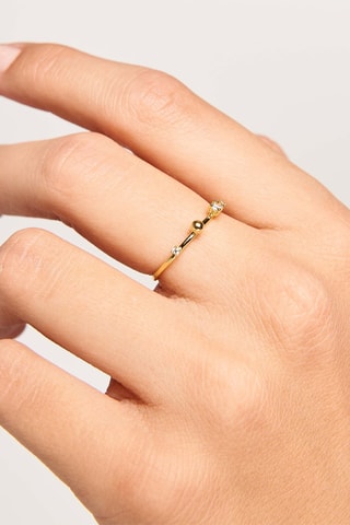 Bague Kaya - Argent plaqué or jaune