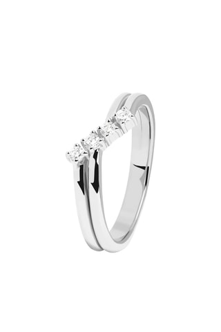 Bague Anna - Argent et zircons cubiques