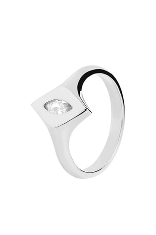 Bague Kate - Argent et zircon cubique