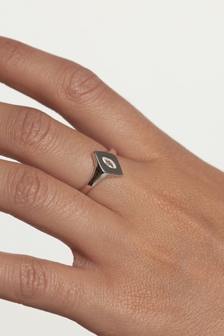Bague Kate - Argent et zircon cubique