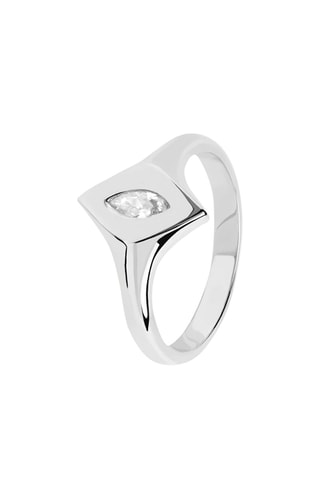 Bague Kate - Argent et zircon cubique