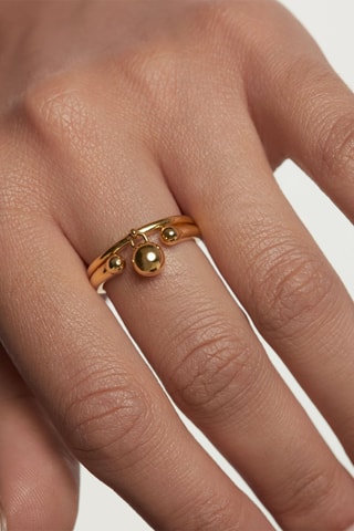 Bague Berlin - Argent plaqué or jaune
