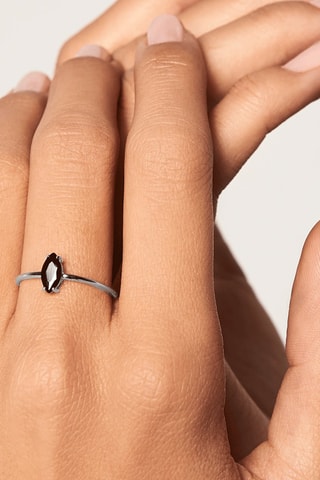 Bague India - Argent et zircon cubique