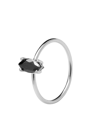Bague India - Argent et zircon cubique