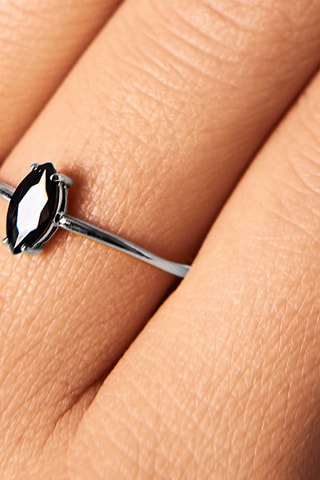 Bague India - Argent et zircon cubique