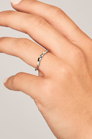 Bague Mika - Argent et zircon cubique