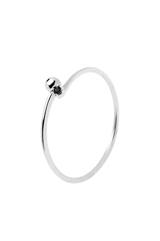 Bague Essentia - Argent et zircon cubique