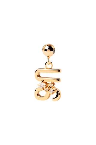 Charm Us - Argent plaqué or jaune et zircons